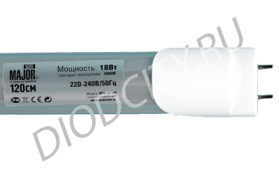 LED лампа 18 Вт 120 см цоколь Т 8