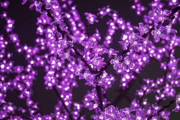 Светодиодное дерево"Сакура" 1.9 х 1.5м, розовое