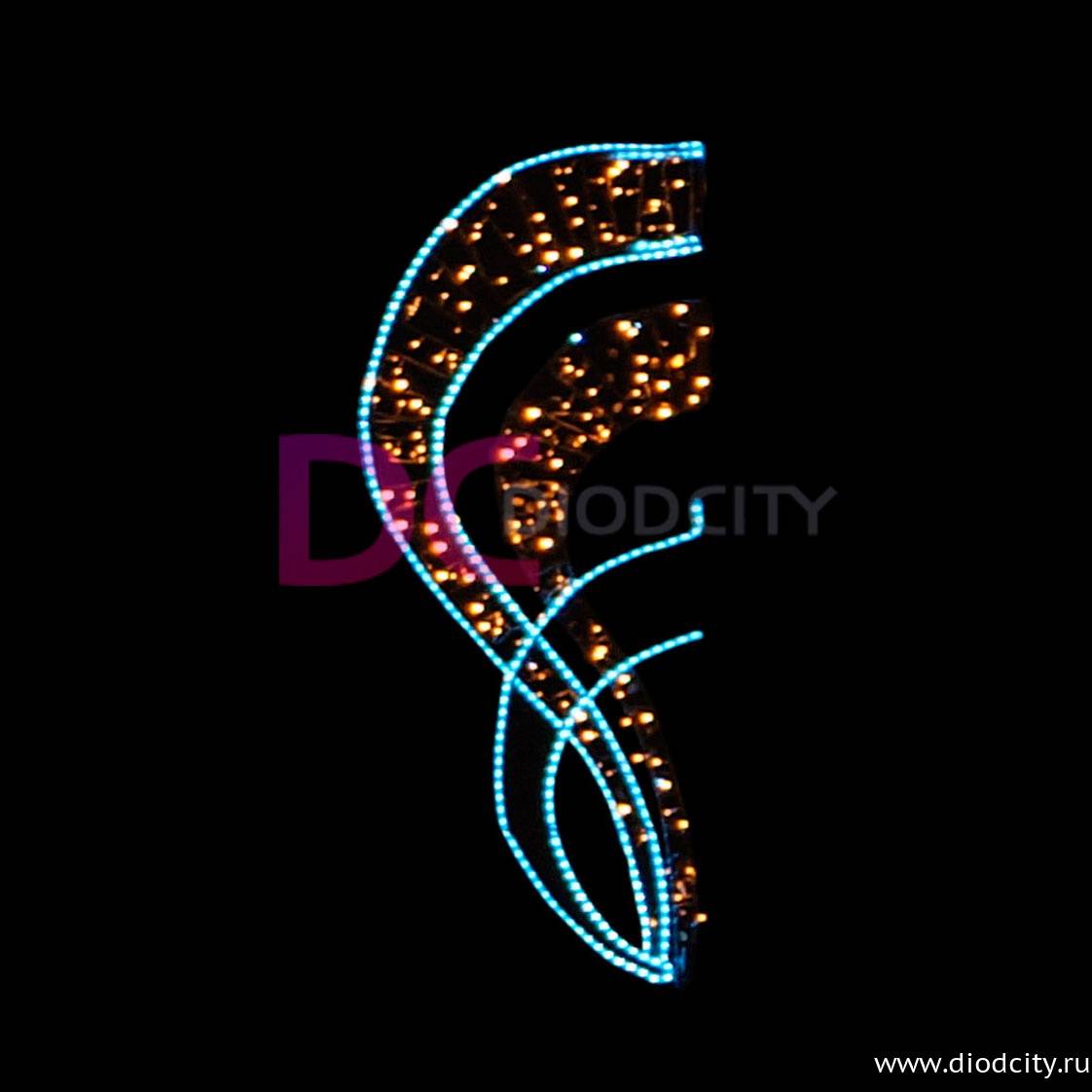 Светодиодная консоль "Прованс", 165 см