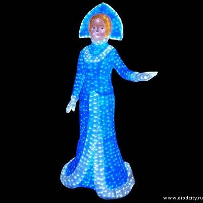 Световая акриловая фигура "Снегурочка" 190 см