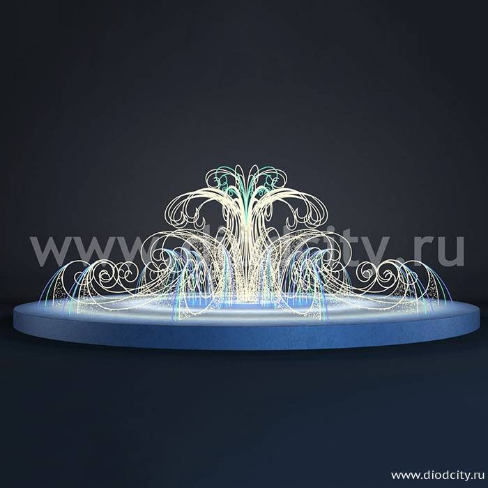 Световой фонтан «Тайфун»