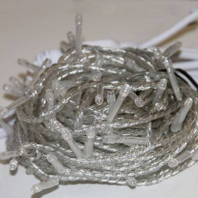 Гирлянда LED Стринг Лайт, длина 10 м, цвет белый