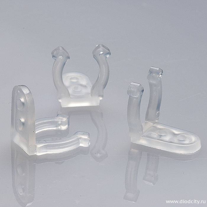 Клипса Монтажная для Дюралайта диаметром 13мм, 16мм