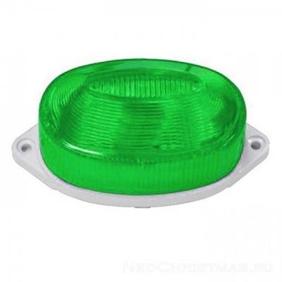 Строб лампа ксеноновая  накладная,  зеленая