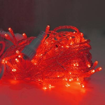Гирлянда  LED Стринг Лайт, длина 20 м, цвет красный