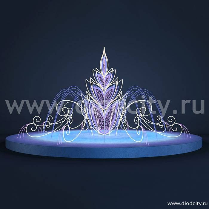 Световой фонтан «Аврора»