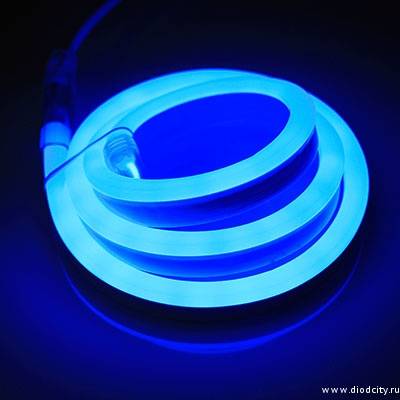 Гибкий неон Led Neon Flex Mini 8x18 мм синий