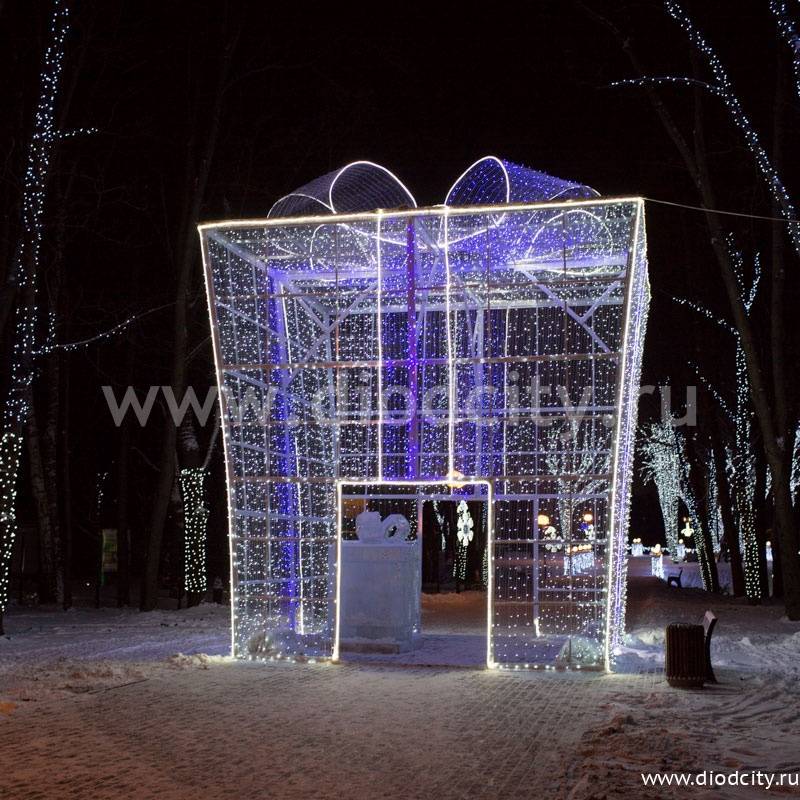 Световая конструкция "Большой подарок"