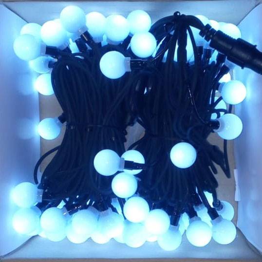 Гирлянда "Мультишарики", длина 15 м, D - 25 мм, белый