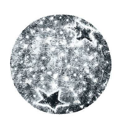 Обьемная фигура "Шар пушистый" 40 см, белый