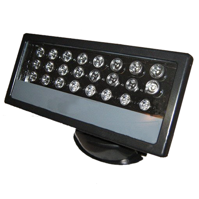 Светодиодный прожектор 24 диода,  цвет RGB