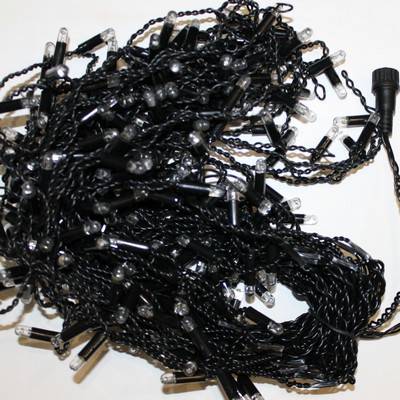 Гирлянда - бахрома  3 х 0.7м, желтые диоды, мерцающая