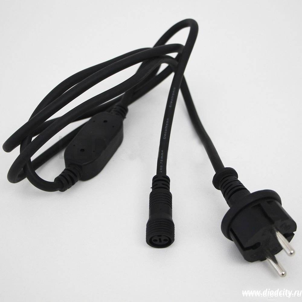 Силовой шнур для бахромы 3х0.9 IP65