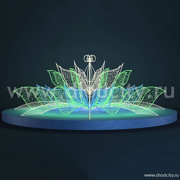 Световой фонтан «Лилия»