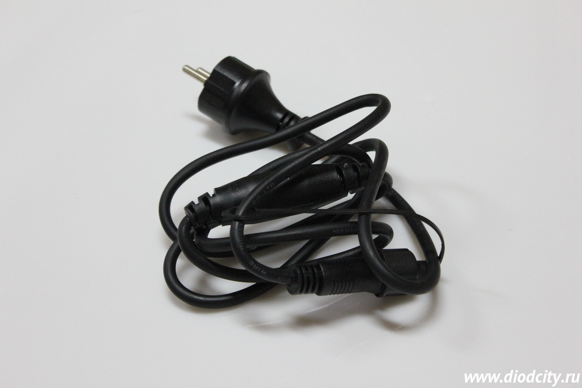 Силовой шнур для бахромы (DC-RPLR-160-4.8M) черный