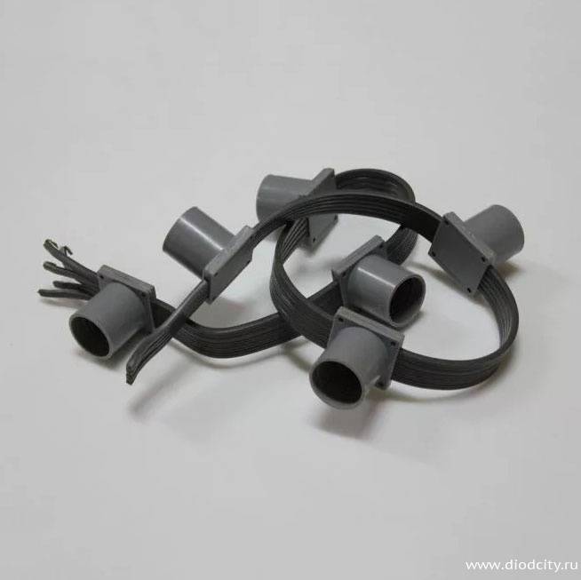 Светодиодная гирлянда Белт Лайт, 5 жил 4 канала, шаг 15см, бухта 50м, IP 22