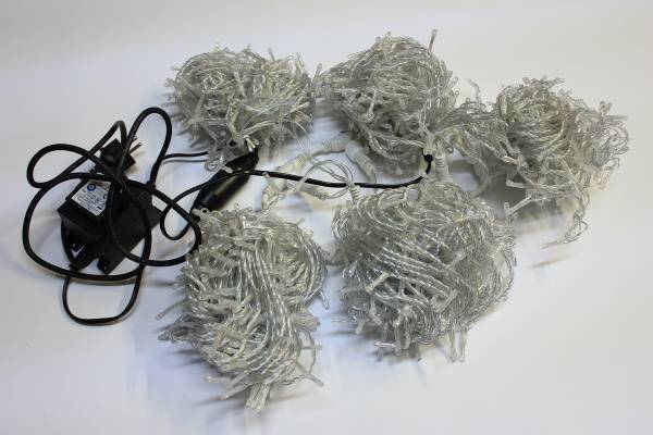 Гирлянда "Клип Лайт Спайдер" 5 нитей по 20 м, желтые  диоды, мерцающая