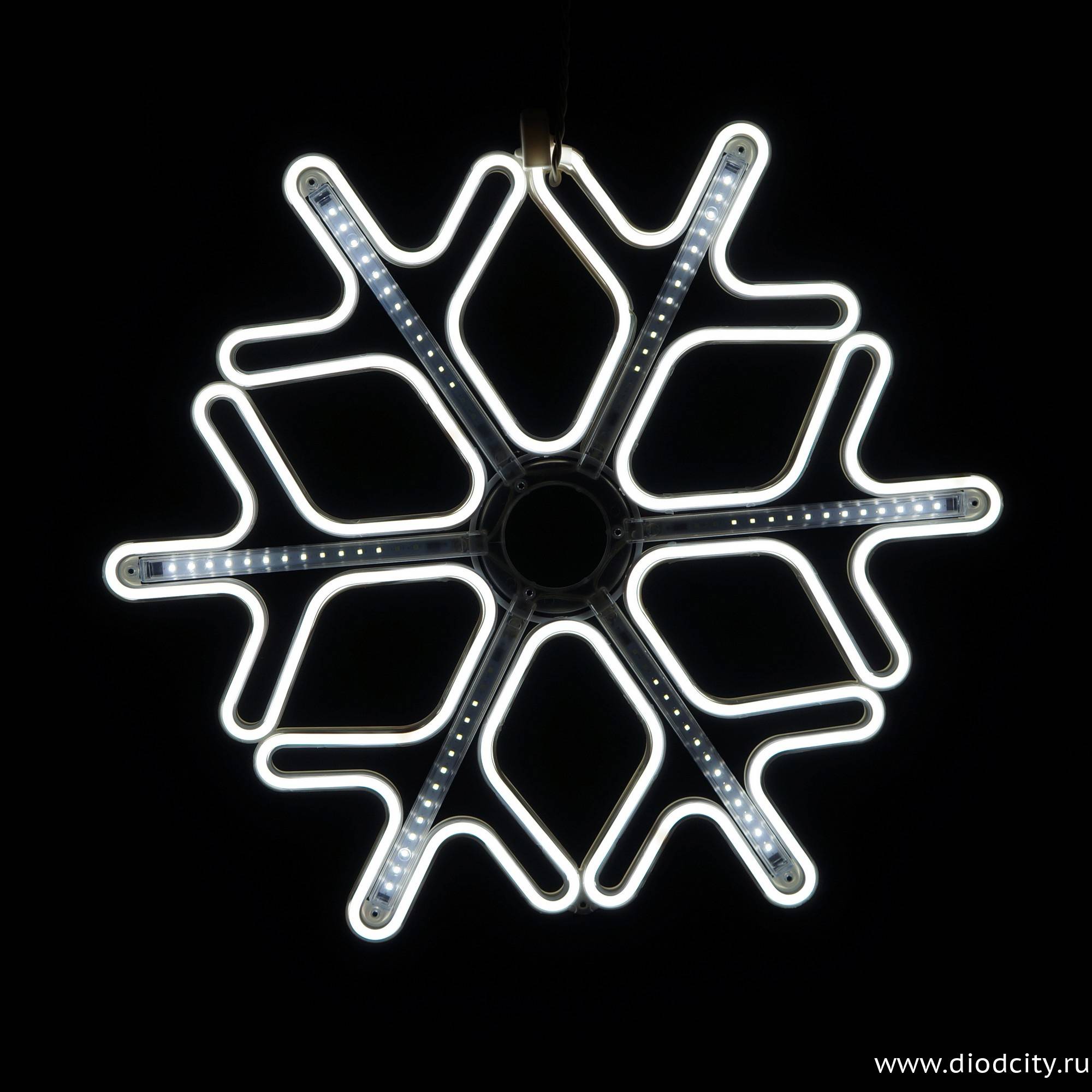 Фигура светодиодная "Снежинка" с динамикой, холодная белая