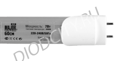 LED лампа 7 Вт 60 см  цоколь Т 8