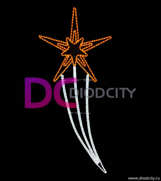 Световая консоль "Звезда", 210*98см, в ассортименте