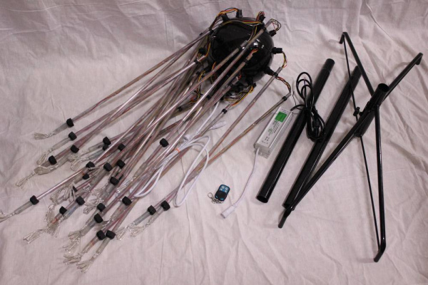 Светодиодный фейерверк "МиниШар", 1.4 х 2м, мульти