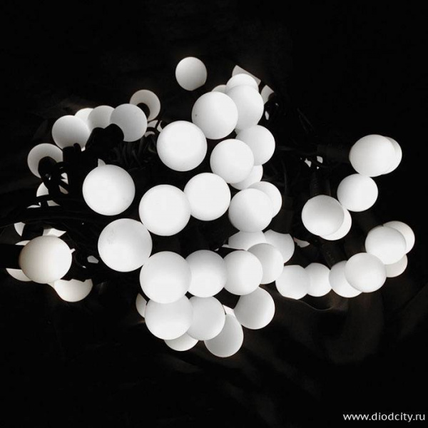 Гирлянда "Мультишарики", длина 15 м, D - 25 мм, белый