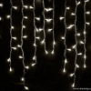 Гирлянда - бахрома  5 х 0.7м, теплые белые  диоды