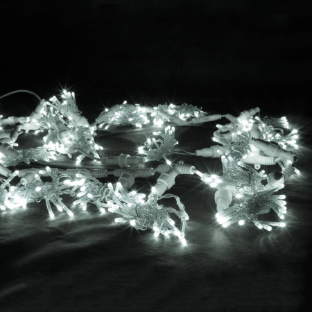 Светодиодный занавес "Дождь", 2 х 9м. белые  диоды