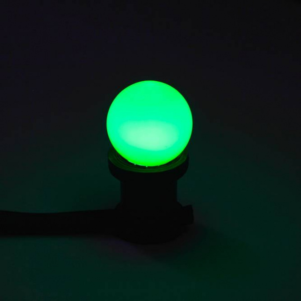 Светодиодная лампа для Белт Лайта 220V-0.5Вт зеленая D45 (диммируемая)