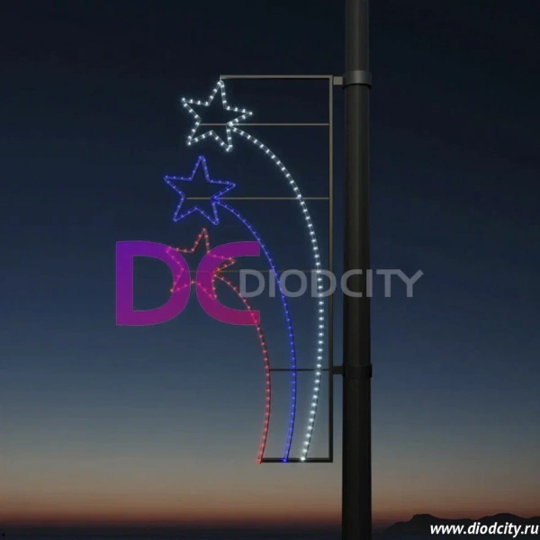 Световая консоль " Звезды России" 135*66 см