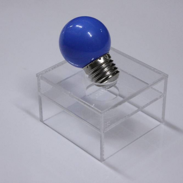 Светодиодная лампа для Белт Лайта 220V-0.5Вт синяя D45 (диммируемая)