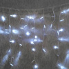 Гирлянда - бахрома  5 х 0.7м, белые диоды, мерцающая