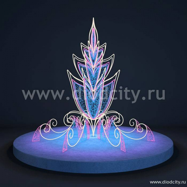 Световой фонтан «Вершина»