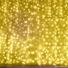Светодиодный занавес "Дождь", 2 х 9м. желтые  диоды
