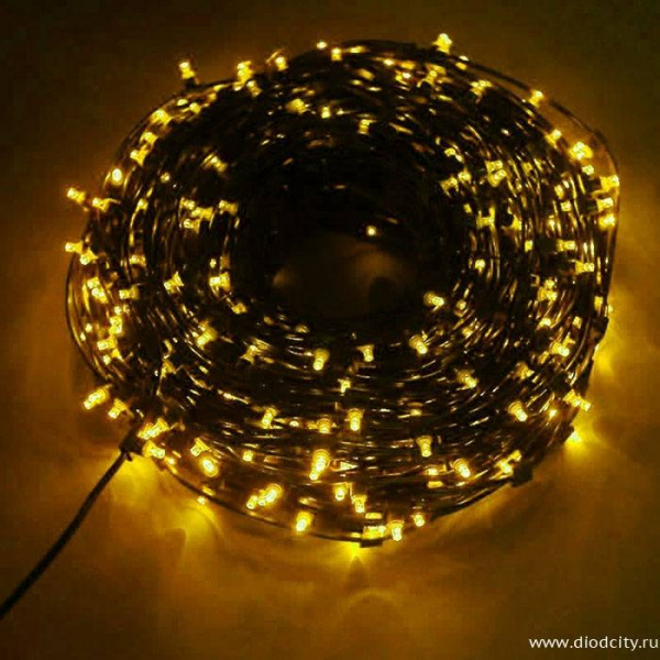 Гирлянда  "Клип Лайт", желтые  диоды