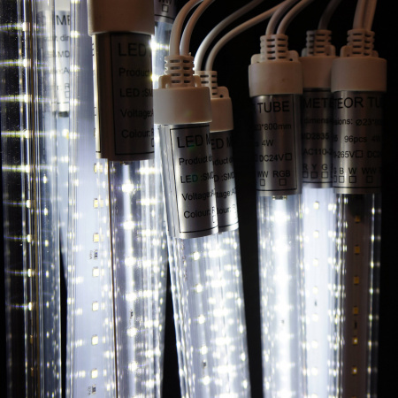 Гирлянда "Тающие сосульки" 10 сосулек 80см, шлейф 5м, 24В