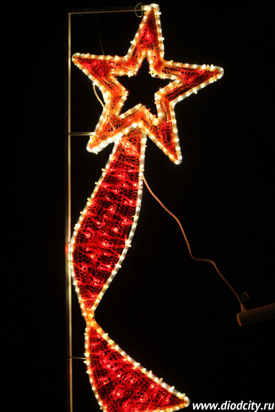 Световая консоль "Красная звезда победы" 150х50 см