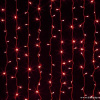 Светодиодный занавес "Дождь", 2 х 1.5м  красные диоды IP65