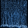 Светодиодный занавес "Дождь", 2 х 9м  синие диоды IP65