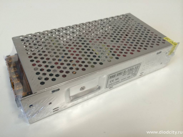 Трансформатор понижающий, 12В, 150Вт, IP20