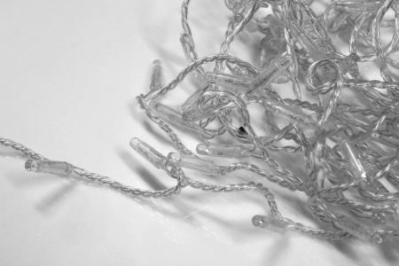 Гирлянда нить Стринг Лайт мерцающая 24V, длина 20м, синяя