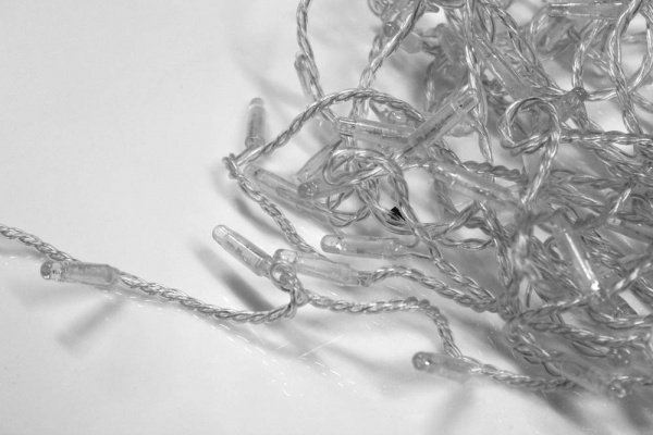 Гирлянда нить Стринг Лайт мерцающая 24V, длина 20м, синяя