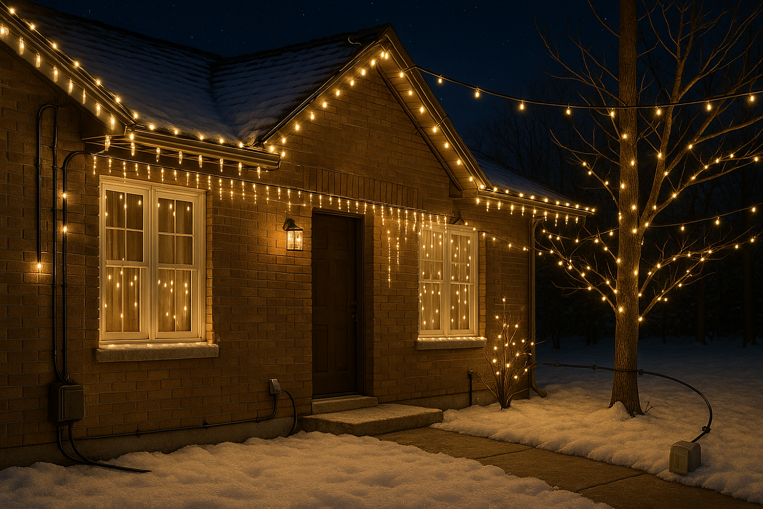 Как продлить срок службы уличных гирлянд