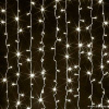 Светодиодный занавес "Дождь", 2 х 1.5м теплые белые диоды IP65