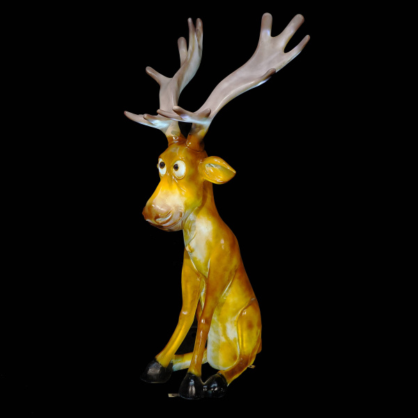 Обьемная фигура из стекловолокна "Лось" 140*75*65 см