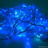 Гирлянда нить Стринг Лайт мерцающая 24V, длина 20м, синяя