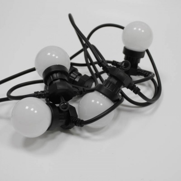 Гирлянда Белт Лайт 20 ламп,цвет белый,длина 10 м, шаг 50см