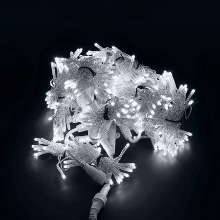 Светодиодный занавес "Дождь", 2 х 3м, белые диоды, мерцающий