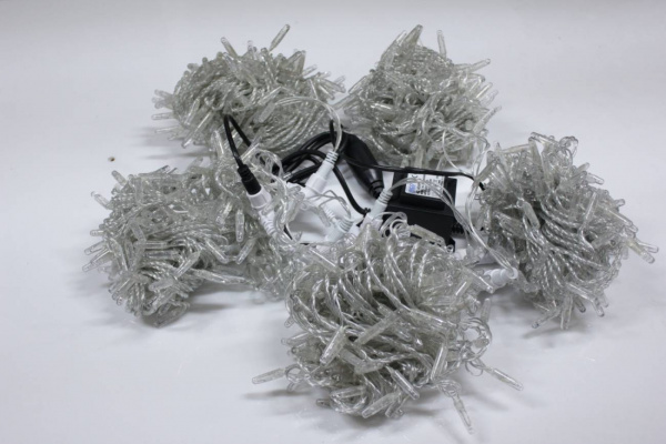 Гирлянда "Клип Лайт Спайдер" 5 нитей по 20 м.,синий, мерцающая