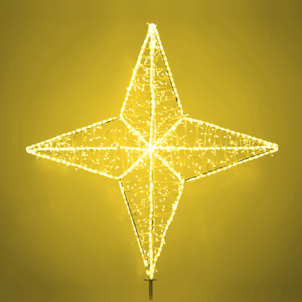 Световая макушка "Орион" золотой цвет 